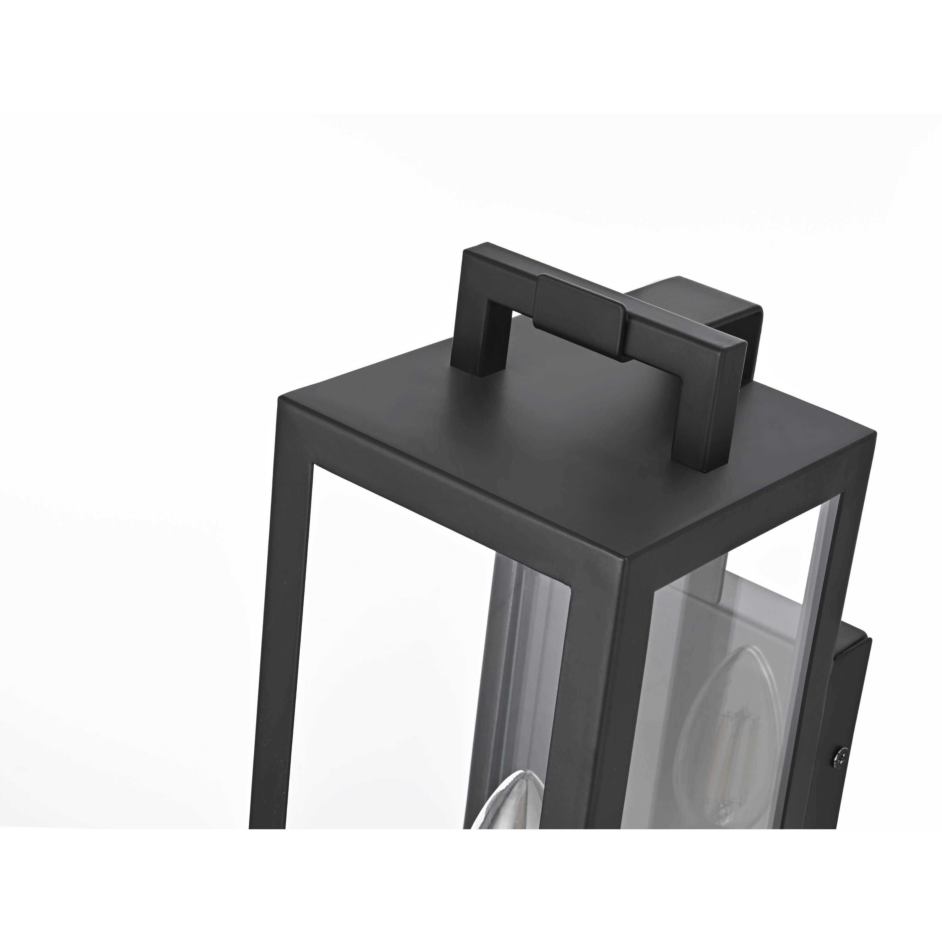 Jairo 1 Light 16.5 inch Black Outdoor Wall Sconce