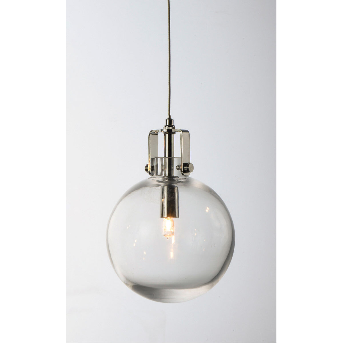 Kem 1 Light 5.75 inch Polished Chrome Single Pendant Ceiling Light