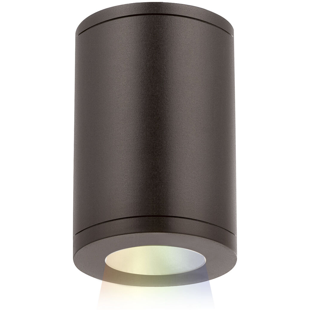 Tube Arch LED 4.88 inch Bronze Outdoor Flush in Flood, 90, Color Changing