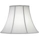 Ellie Off White 17 inch Lampshade, Oval
