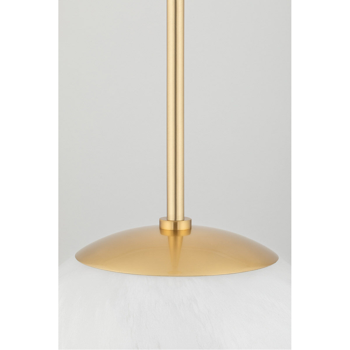 Burlington 1 Light 16 inch Aged Brass Pendant Ceiling Light, Globe/Orb