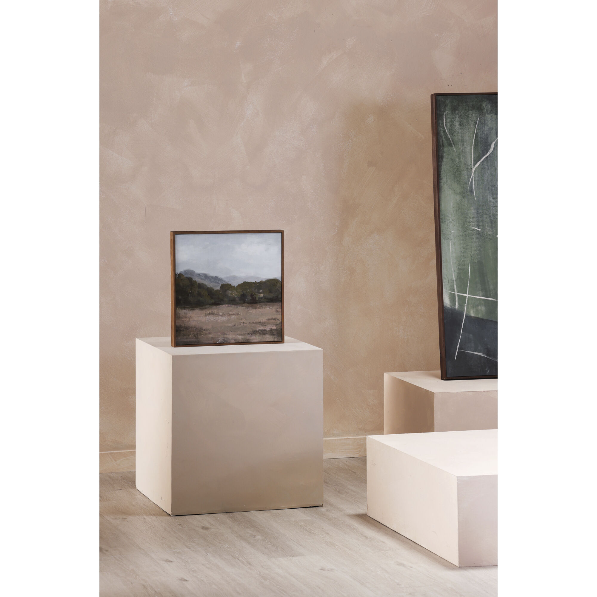 Fair 18 X 18 inch Painting, Woodlands