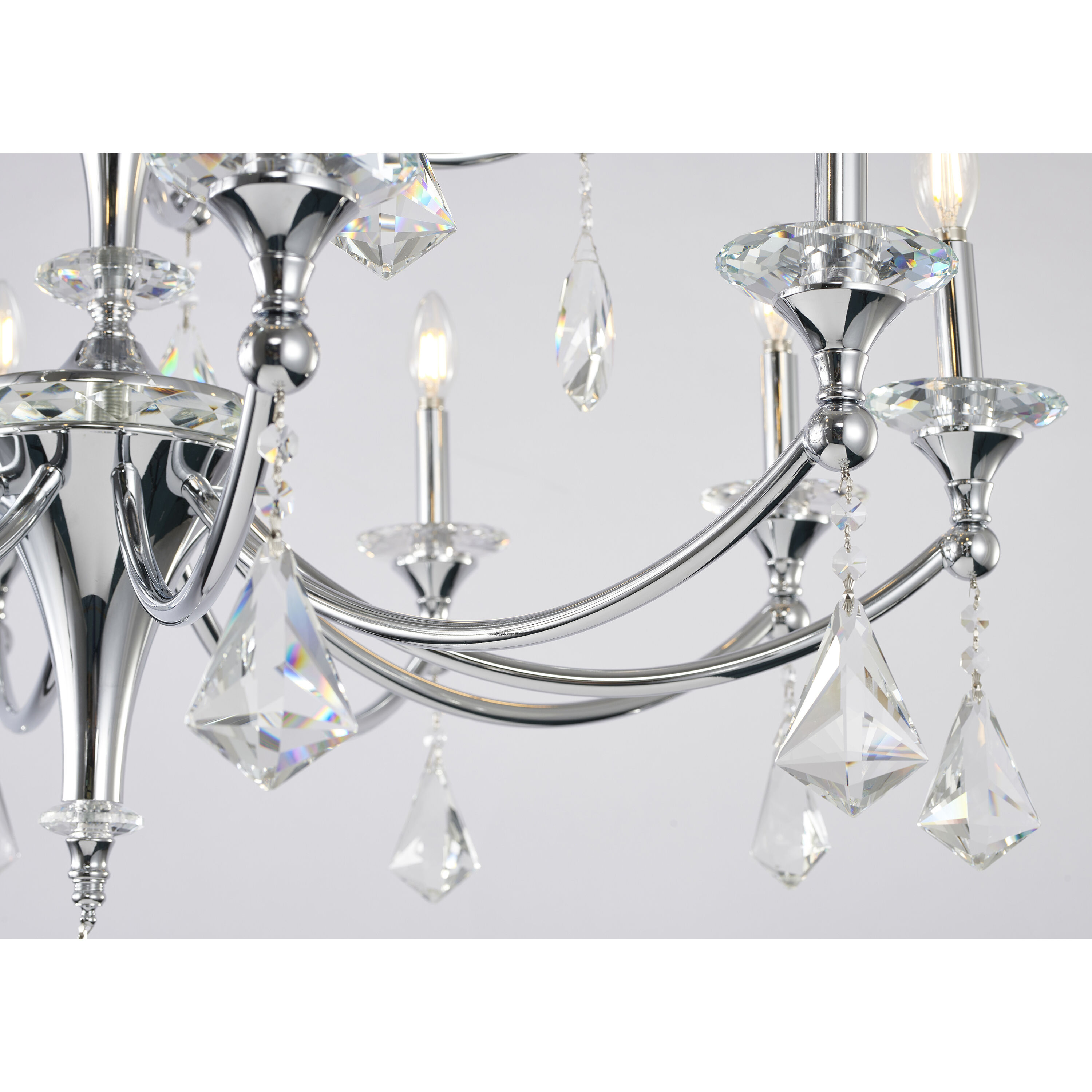 Canada 15 Light 36.5 inch Chrome Chandelier Ceiling Light