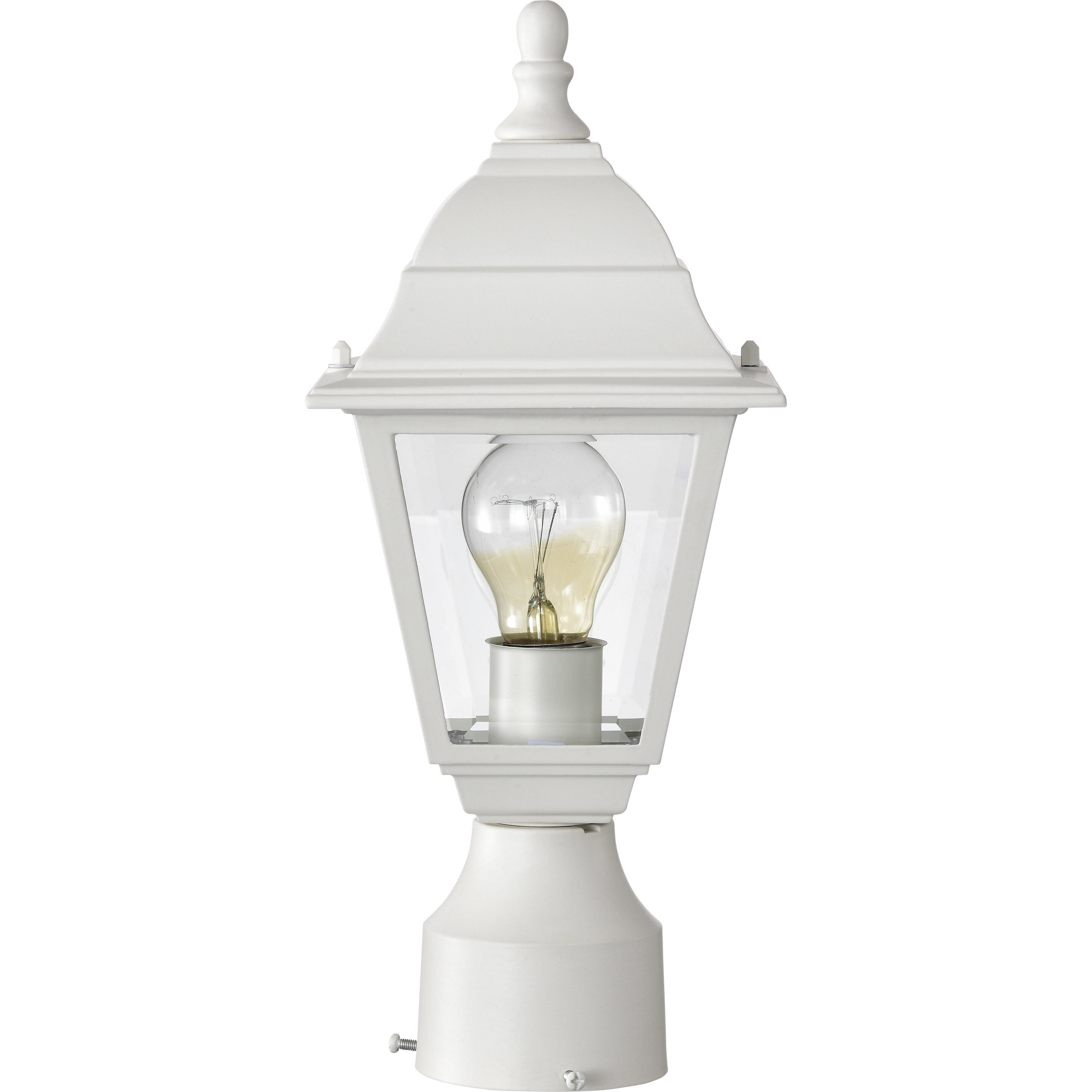 Briton 1 Light 14 inch White Outdoor Post Lantern