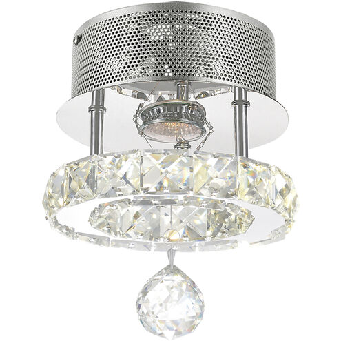 Ring LED 7 inch Chrome Flush Mount Ceiling Light