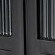 Vitrino Black 2 Door Dresser