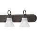 Elipse 5 Light 48 inch Painted Bronze Vanity Light Wall Light