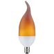 Lumos LED Candelabra 1400K LED Flame Bulb