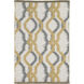 Juniper 36 X 24 inch Cream, Charcoal, Mustard Rug