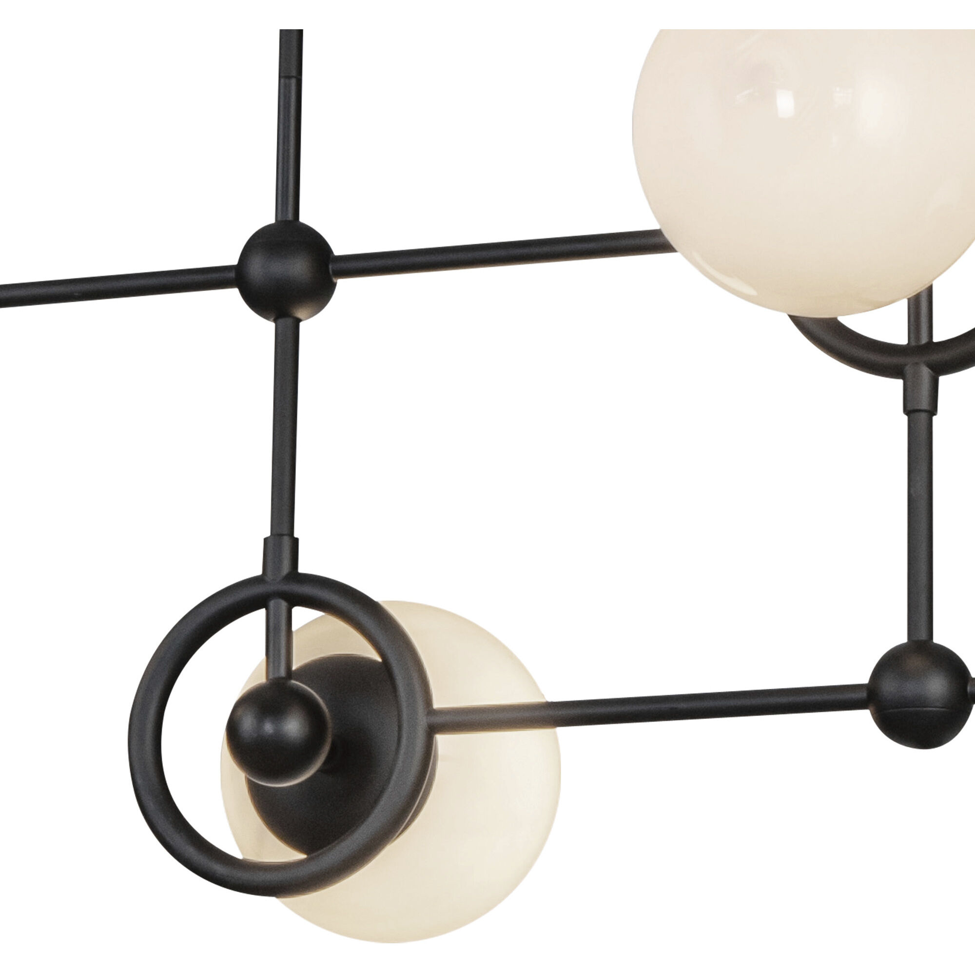 Alora Mood Fiore 4 Light 16.63 inch Matte Black Chandelier Ceiling Light