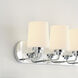 Windom 4 Light 24.38 inch Chrome Wall Bath Fixture Wall Light