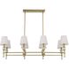 Arques Linear Chandelier Ceiling Light