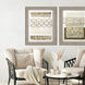 Dynamic Brown and Beige and Neutral and White Framed Art