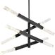 Ari 8 Light 13.5 inch Black Pendant Ceiling Light