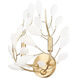 Claudine Wall Sconce Wall Light in Modern Gold