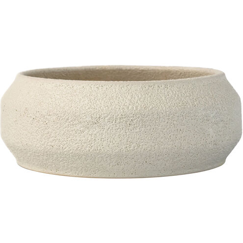 White on Terra 12 X 4.5 inch Bowl, Large