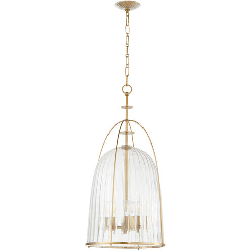 Alice 3 Light 15.5 inch Aged Brass Pendant Ceiling Light
