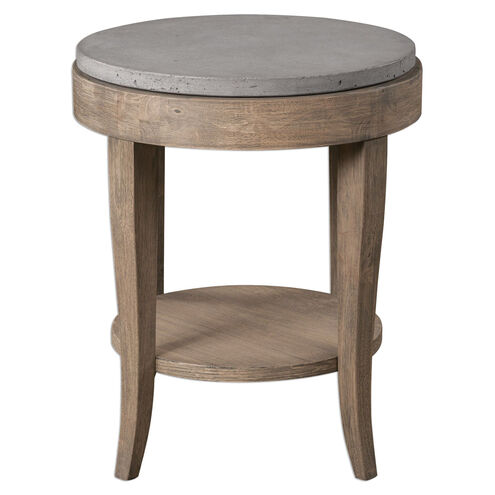 Deka 29 X 24 inch Brown Glaze Accent Table