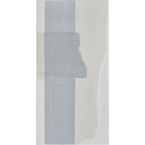 Sky Abstract Blue with Off White Wall Art