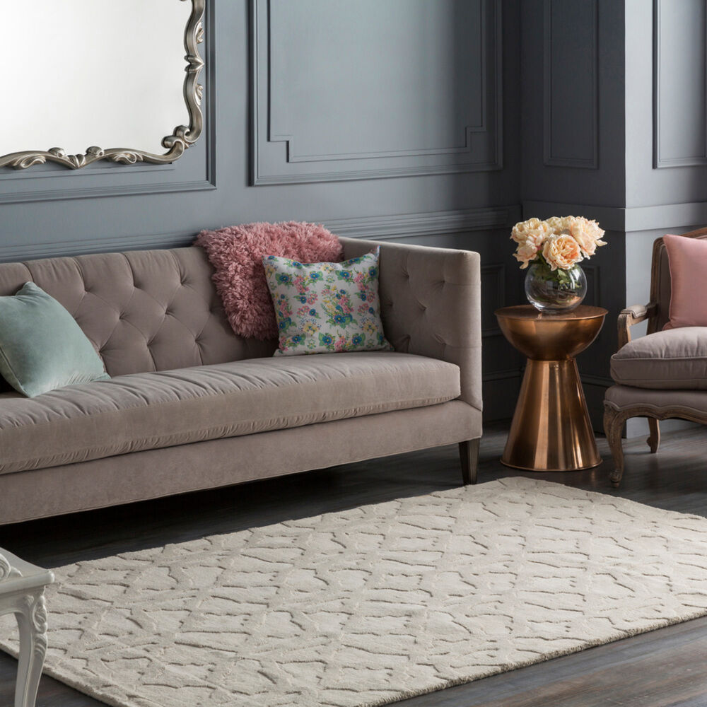 Metro 36 X 24 inch Khaki/Ivory/Taupe Rugs, Rectangle