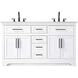 Remington 60 X 35 inch White Bathroom Vanity Cabinet
