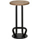 Hook 26 inch Matte Black Counter Stool, Right