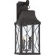 De Luz 4 Light 32 inch Oil Rubbed Bronze/Gold Outdoor Wall Mount, The Great Outdoors