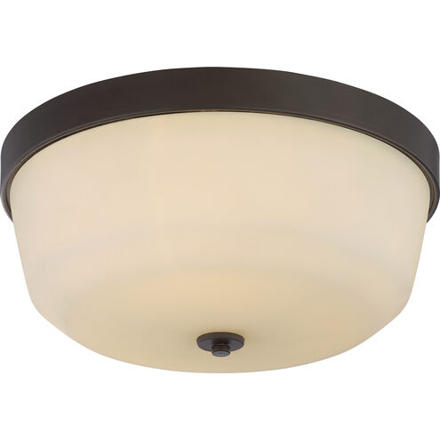 Laguna 3 Light 15 inch Forest Bronze Flush Mount Ceiling Light