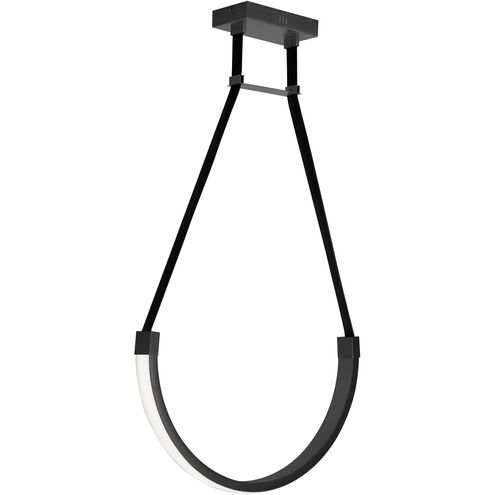 Regan LED 24 inch Matte Black Pendant Ceiling Light