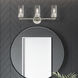 Whittier 3 Light 22 inch Brushed Nickel Vanity Sconce Wall Light