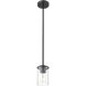 Thayer 1 Light 4.75 inch Matte Black Pendant Ceiling Light