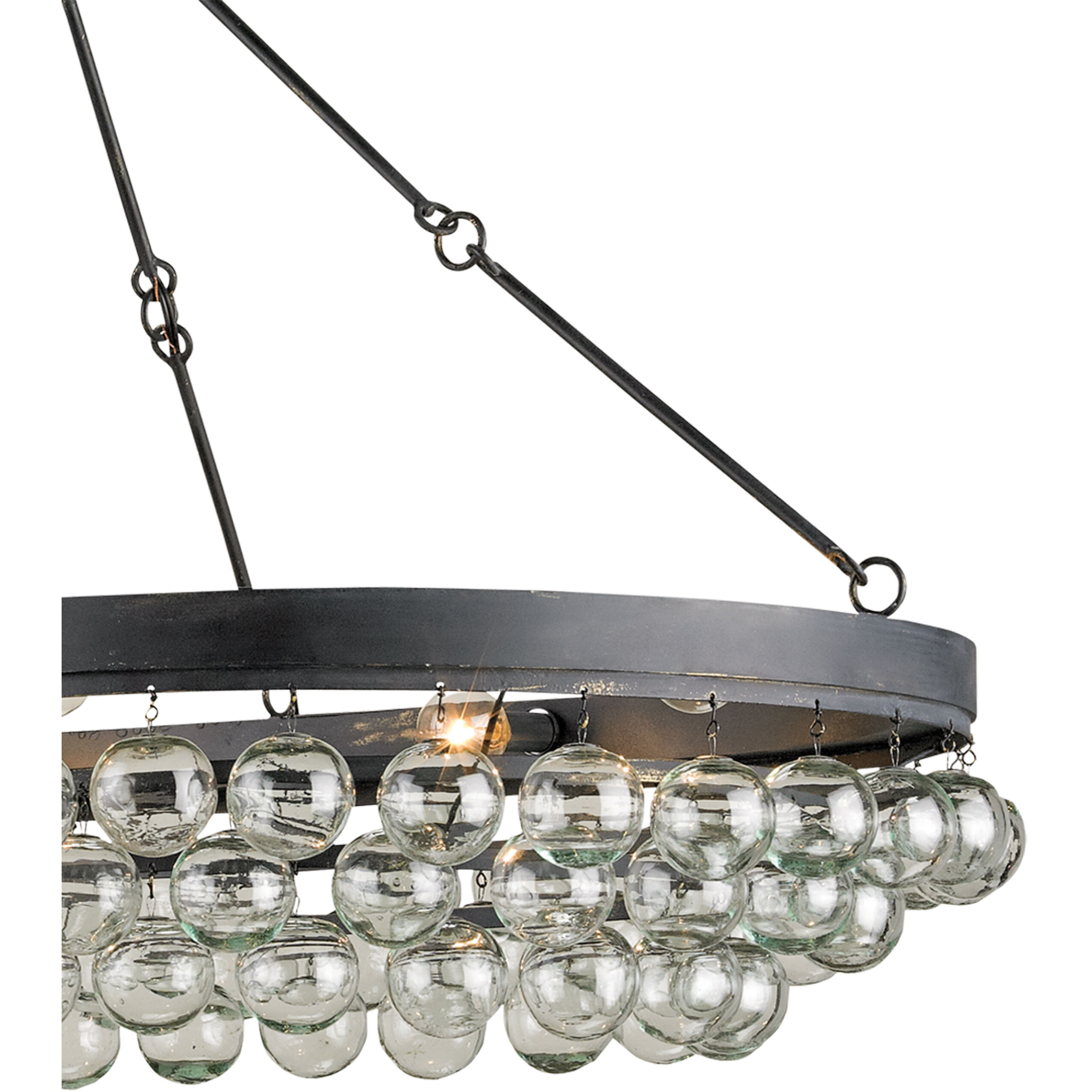 Balthazar 6 Light 46 inch French Black Pendant Ceiling Light