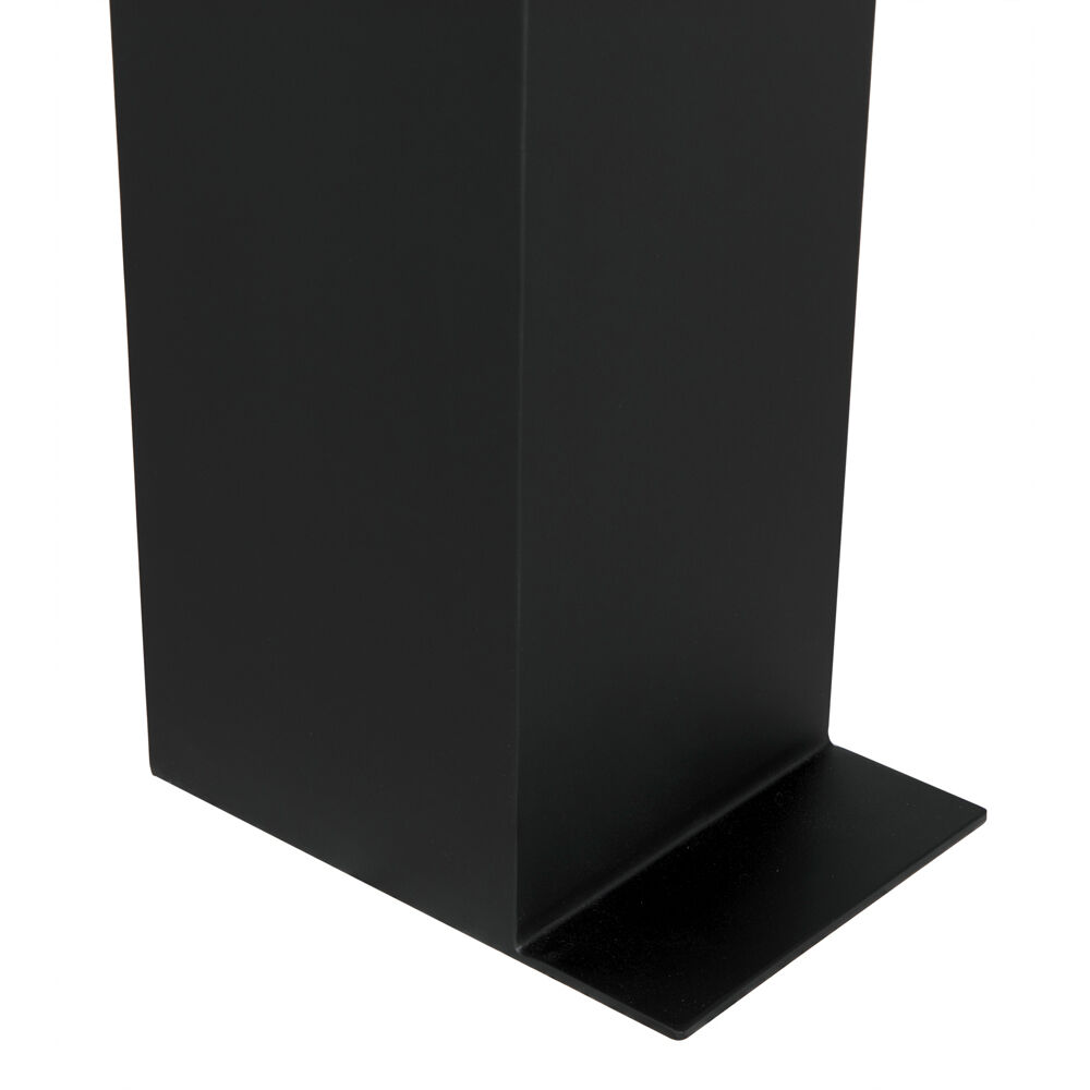 Brienne 24 X 13 inch Matte Black Side Table