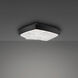 Kenji LED 11 inch Black Flush Mount Ceiling Light