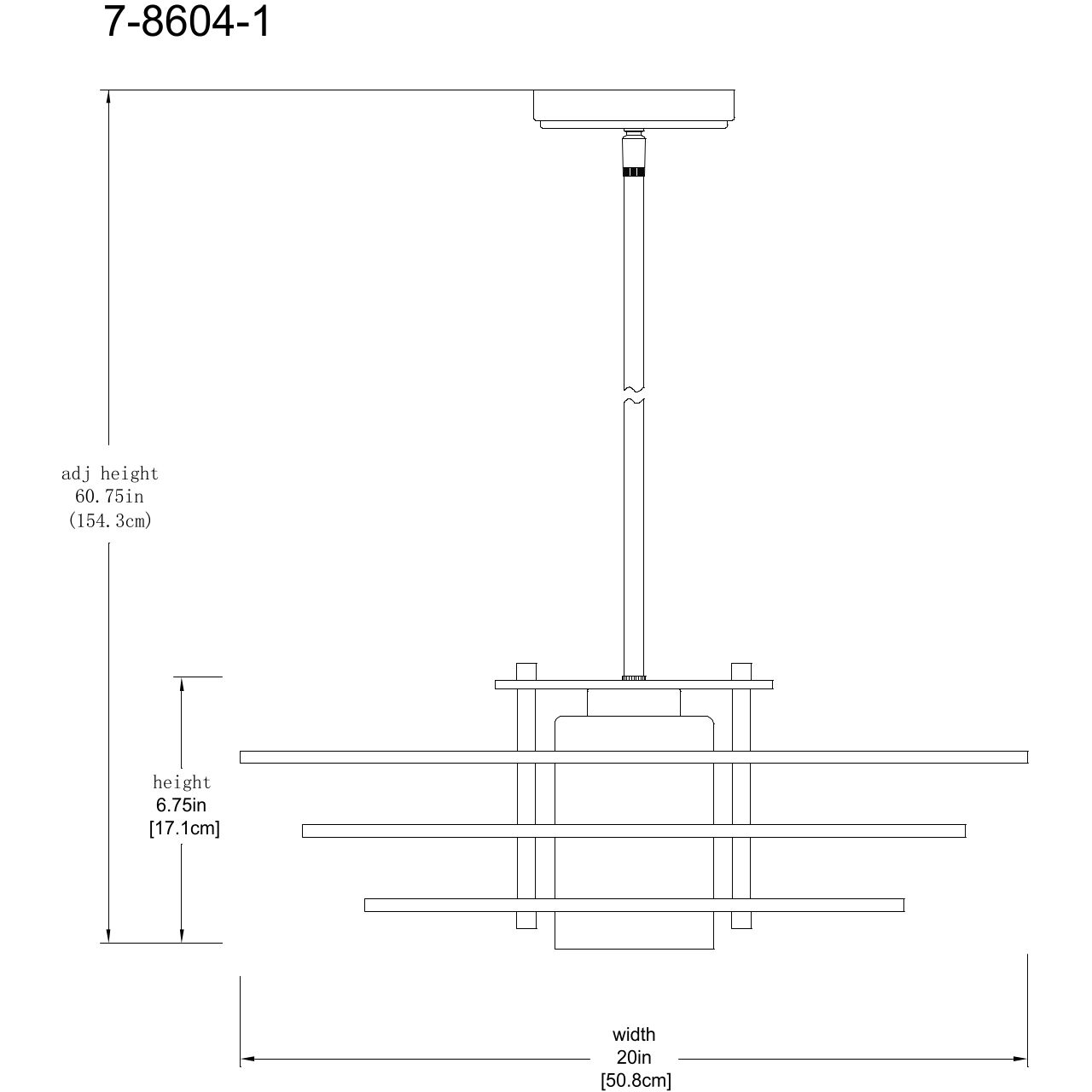 Newell 1 Light 20 inch Warm Brass Pendant Ceiling Light