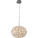 Canada LED 18 inch Chrome Single Pendant Ceiling Light