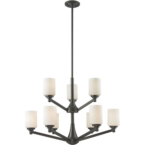 Montego 9 Light 31.13 inch Coppery Bronze Chandelier Ceiling Light