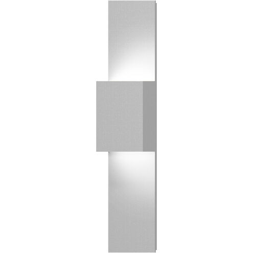 Flat Box LED 25 inch Textured White Indoor-Outdoor Sconce