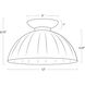 Dariel 1 Light 12 inch White Flush Mount Ceiling Light