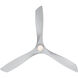 Aviation 60 inch Brushed Nickel/Silver with Silver Blades Ceiling Fan