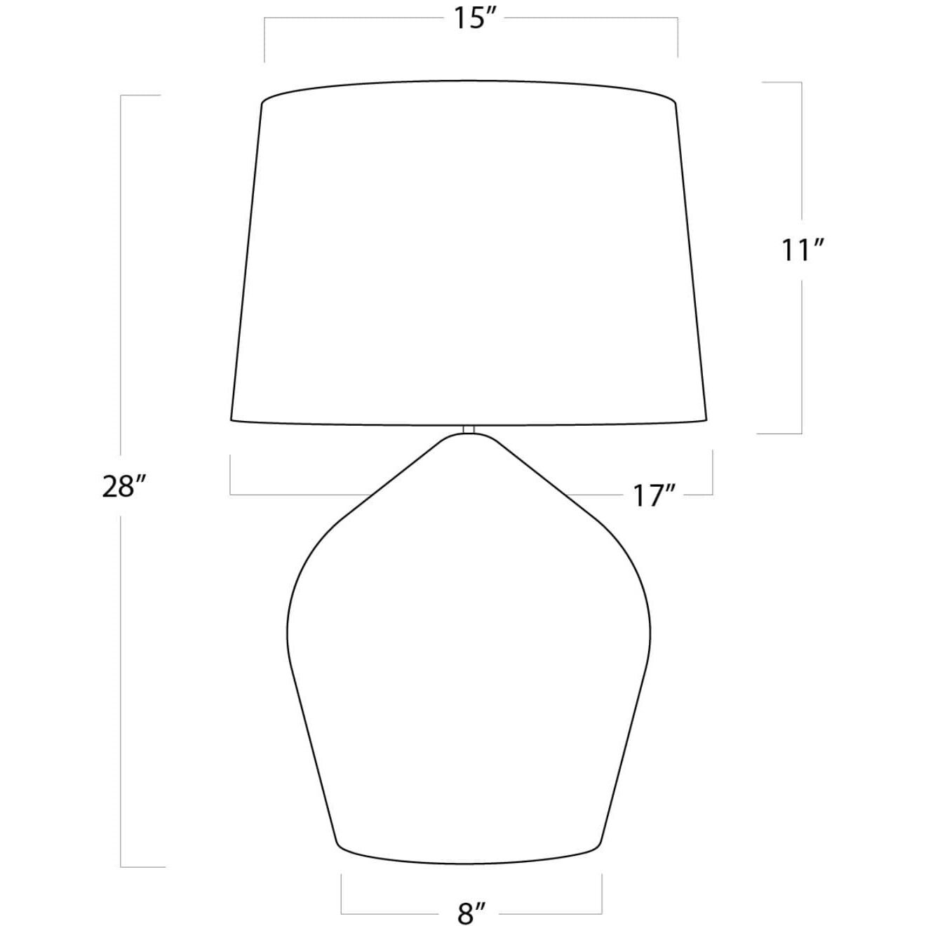 Georgian 28 inch 150.00 watt Black Table Lamp Portable Light
