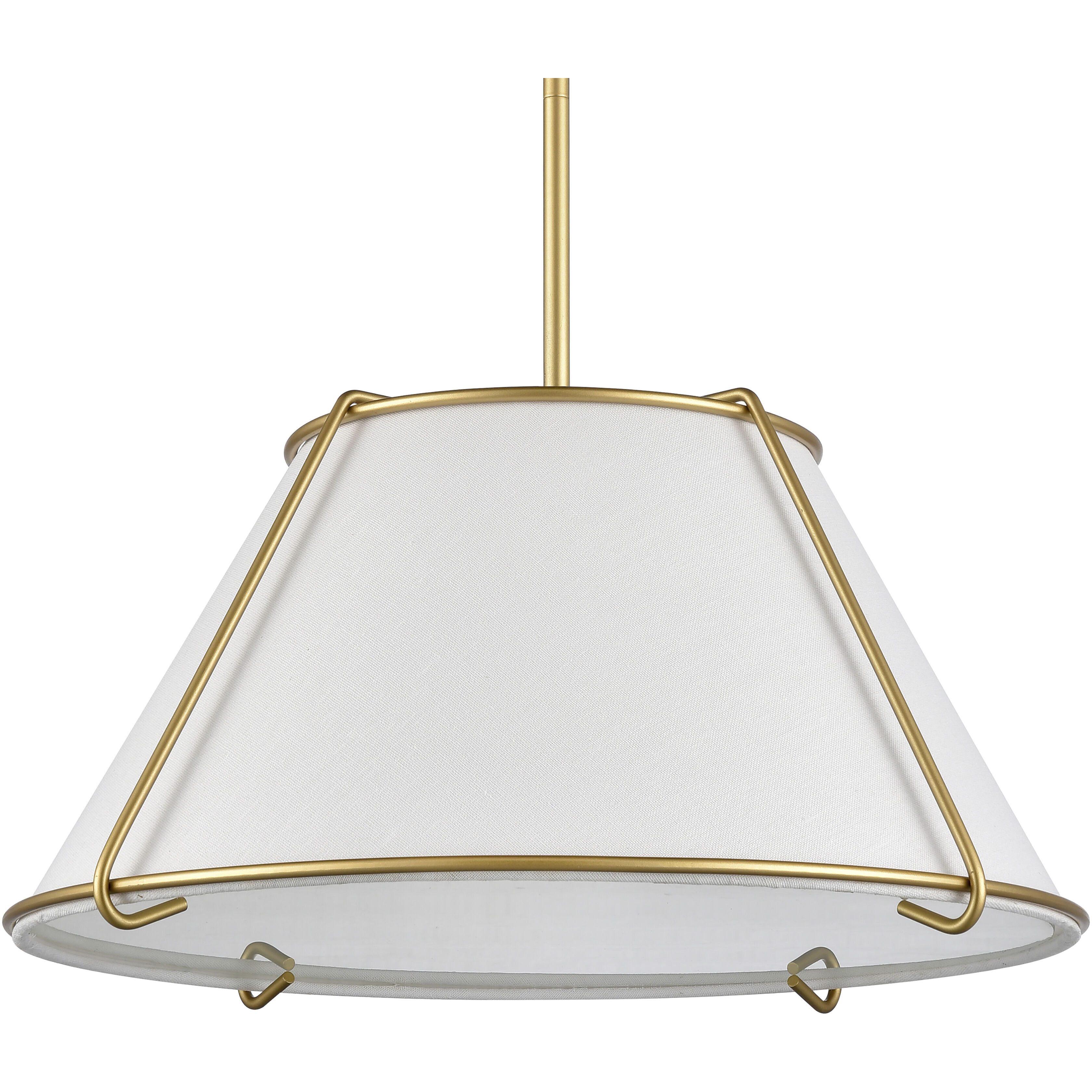 Regalia Pendant Ceiling Light in Natural Antique Brass