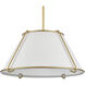 Regalia Pendant Ceiling Light in Natural Antique Brass