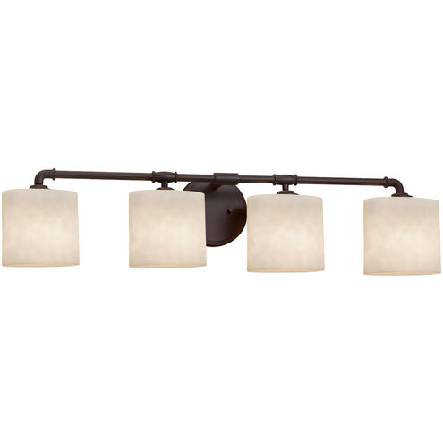 Clouds Bronx LED 36 inch Dark Bronze Bath Bar Wall Light in 2800 Lm LED, Oval