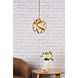 Celeste 1 Light 9.8 inch Brass Pendant Ceiling Light