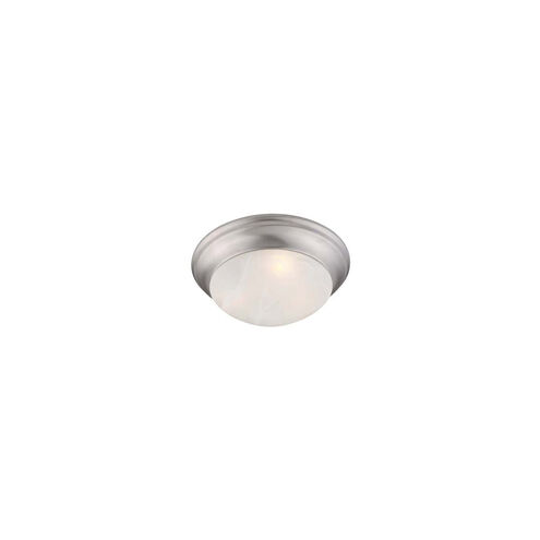 Omega 3 Light 17 inch Brushed Nickel Flush Mount Ceiling Light