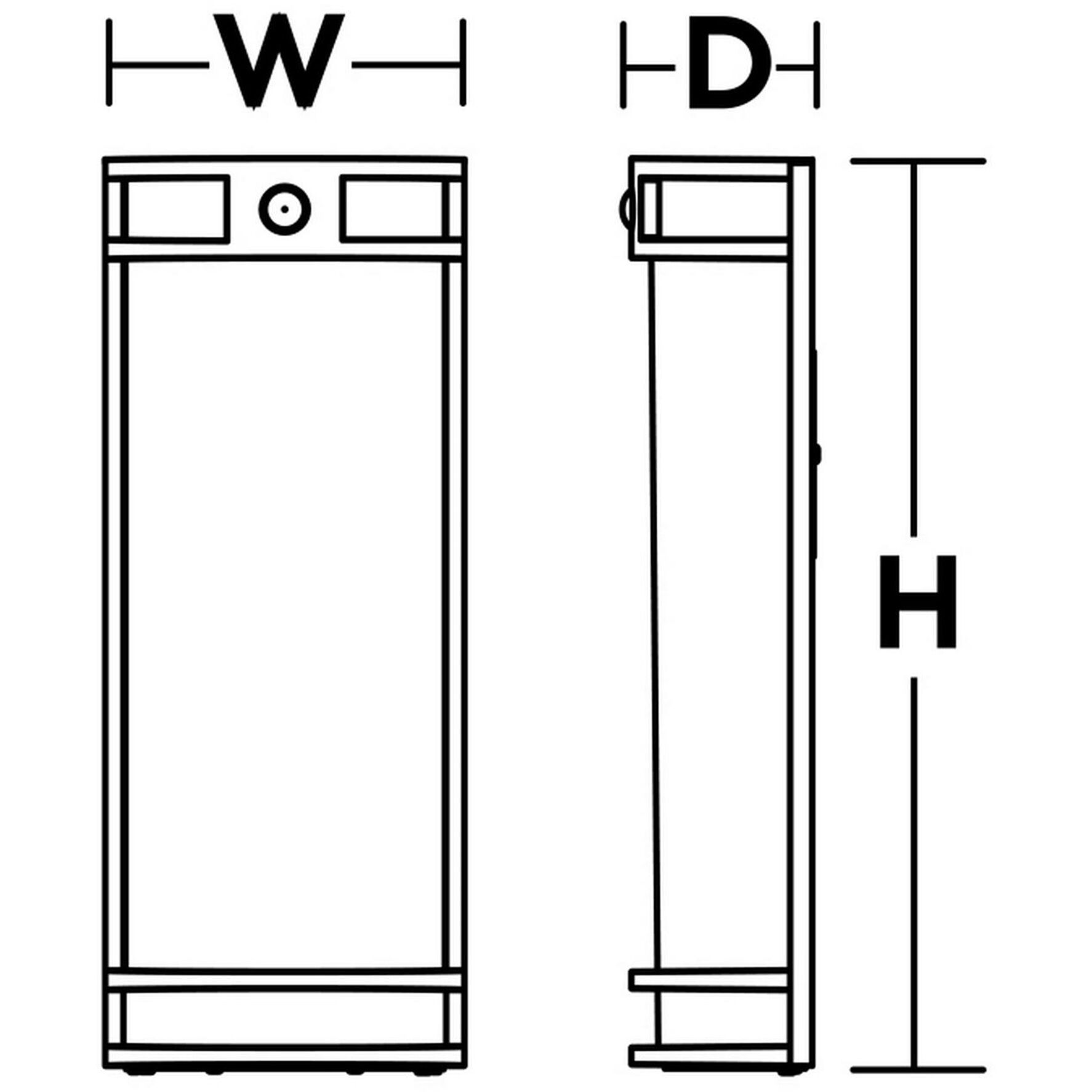 Elston LED 24 inch Black Outdoor Wall Sconce