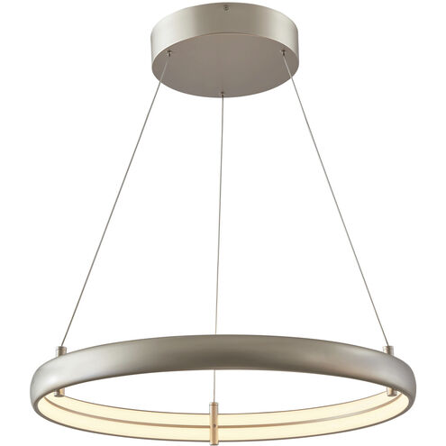 Sling LED 24 inch Titanium Silver Pendant Ceiling Light