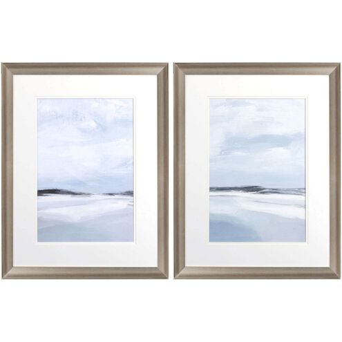 Waterside Collection Blue Framed Art