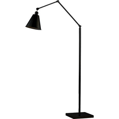Library 55 inch 100 watt Black Floor Lamp Portable Light